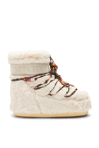 Icon Low Faux Fur Beads Boot